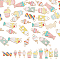 PH PandaHall 10 Style Food Enamel Charms, 40pcs Ice Cream Lollipop Candy Pendants Sweet Dangle Charm Alloy Pendants for Summer Wearing Earring Bracelet Necklace Jewelry Making