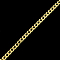 Unwelded Iron Curb Chains, with Spool, Light Gold, 2.5x1.6x0.45mm, about 328.08 Feet(100m)/roll