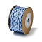 12M 3-Ply Polyester Cotton Cord, Cornflower Blue, 2.5mm, about 13.12 Yards(12m)/Roll