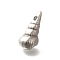 Anti-Tarnish 304 Stainless Steel Pendants, Conch Charm, Stainless Steel Color, 26x11.5x12mm, Hole: 1.8mm