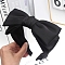 Cloth Bowknot Hair Bands for Women Girls, Black, 170mm