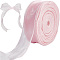 Polyester Organza Ribbons, Hot Pink, 1-5/8 inch(40mm), about 50 Yards/Skein