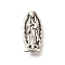 Tibetan Style Alloy Beads, Cadmium Free & Lead Free, Virgin Mary, Antique Silver, 18x9x5mm, Hole: 1.7mm