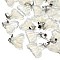 Opalite Pendants, with Stainless Steel Color Plated 201 Stainless Steel Snap on Bails, 18~18.5x20~20.5x4.5~5mm, Hole: 7.5x4.5mm