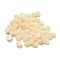 Natural White Jade Dyed Cabochons, Half Round, Lemon Chiffon, 4x2~2.5mm