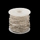 Латунные цепочки с овальными и круглыми бусинами CHC-M025-40S-4