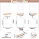 6 шт. акриловые подставки для сережек ODIS-OC0001-49-2