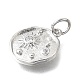 Латунные микро проложить кубического циркония подвески KK-V007-34P-2