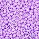 Непрозрачные цвета блестящие стеклянные бусины SEED-T006-02D-2