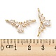 Подвески из латуни с прозрачным фианитом KK-Q789-08G-3