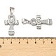 Латунные микро проложить кубического циркония подвески KK-K355-43P-3