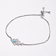 Регулируемые латунные браслеты Боло BJEW-G593-03P-C-1