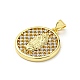 Латунь с подвесками из фианита FIND-Z023-09A-01-2