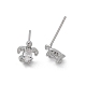 Серьги-гвоздики из латуни EJEW-Q014-15P-2