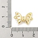 Подвески-бабочки из латуни с прозрачным кубическим цирконием KK-Q820-38G-3