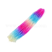 Градиентные цветные стеклянные бусины DGLA-A039-T4mm-A08