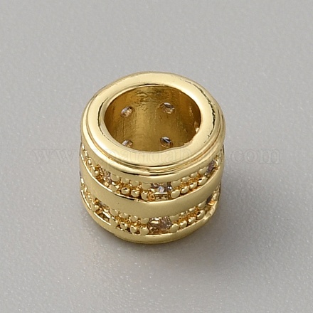 Латуни кубического циркония европейские шарики KK-WH0081-06G-1