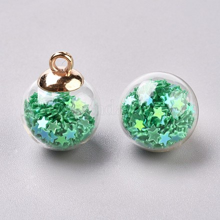 Стеклянный шар подвески GLAA-WH0015-26G-1