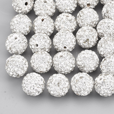 Ручной полимерной глины шариков Rhinestone RB-S250-12mm-A14-1