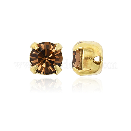 Preciosa® maxima crystal в пришивной чашке Y-PRC-SS16-10220-G-1