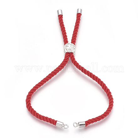 Изготовление браслетов из хлопка KK-F758-03F-P-1