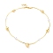 Rack Plating Brass Pendant Necklaces for Women, with ABS Plastic Pearl Beads, Real 18K Gold Plated, Cadmium Free & Lead Free, Long-Lasting Plated, Teardrop, 16.14 inch(41cm)