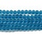 Imitate Austrian Crystal Frosted Glass Beads Strands, Grade AA, Faceted, Bicone, Steel Blue, 4x4mm, Hole: 1mm, about 80~85pcs/strand, 30~32cm