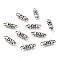 Alloy Links Connectors, Column, Cadmium Free & Lead Free, Antique Silver, 17x5.5x5mm, Hole: 1.4mm