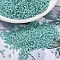 MIYUKI Delica Beads, Cylinder, Japanese Seed Beads, 11/0, Opaque Colours Lustered, (DB1567) Opaque Sea Opal Luster, 1.3x1.6mm, Hole: 0.8mm, about 100000pcs/500g