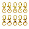 Metal Swivel Clasps, Golden, 31mm, 10pcs/set