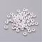 Acrylic Beads, with Horizontal Hole, Letter, Flat Round, Letter.Y, 7x4mm, Hole: 1mm, about 3500pcs/500g