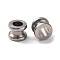 Non-Tarnish 303 Stainless Steel Beads, Large Hole Beads, Column, Stainless Steel Color, 13x10mm, Hole: 7mm