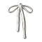 Non-Tarnish 304 Stainless Steel Pendants, Bowknot Charm, Stainless Steel Color, 42x28x2mm, Hole: 1mm