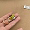 Cartoon Alloy Adjustable Cuff Rings Sets, Fox, Inner Diameter: 15~20mm