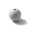 Silicone Beads, Round, Ghost White, 15mm, Hole: 2mm