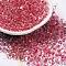 Glass Seed Beads, Peanut, Medium Violet Red, 5.5~6x3~3.5x3mm, Hole: 1~1.2mm, about 4000pcs/pound