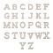 Alphabet Resin Pearl Patches, Iron/Sew on Appliques, Costume Accessories, for Clothes, Bag Pants, White, 43.5~50x20~51x3mm