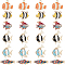 SUNNYCLUE 1 Box 24Pcs 6 Styles Enamel Fish Charm Sea Animal Charms Bulk Alloy Summer Cute Cartoon Colorful Ocean Dangle Pendant Charm for Jewelry Making Charms Pendants Necklaces Supplies DIY Crafts