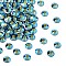 Preciosa® MAXIMA Crystal No Hotfix Flatback Stones, Czech Crystal, Dura Foiling, Round(438 11 615 Chaton Rose), 23980 200 Jet AB, SS12(3~3.2mm)