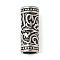 304 Stainless Steel Tube Beads, Antique Silver, 25x10mm, Hole: 7.3mm
