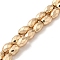 Electroplated Strong Magnetic Synthetic Hematite Beads Strands, Long-Lasting Plated, Faceted Oval, Light Gold Plated, 7~8x5~5.5mm, Hole: 1.4mm, about 50pcs/strand, 15.35''(39cm)