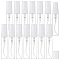 Glass Spray Bottles, Refillable Perfume Sample Vials, with Plastic Dustproof Caps, Clear, 1.4x7.5cm, Capacity: 5ml(0.17fl. oz)