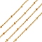 Brass Ball Chains, Soldered, Lead Free & Nickel Free & Cadmium Free, Real 18K Gold Plated, 1.5mm and 2.5mm