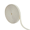 Polyester Elastic Cord, Flat, Floral White, 15.5mm, about 17.50 Yards(16m)/Roll