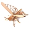 Insect 3D Wooden Puzzle Simulation Animal Assembly, DIY Model Toy, for Kids and Adults, Locust, Finished Product: 17x17x17cm