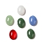 Glass Cabochons, Imitation Gemstone, Oval, Mixed Color, 18x13x6.5mm