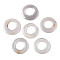 Natural Grey Agate Pendants, Ring, 48~57x6mm, Hole: 26~27mm