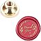 CRASPIRE Wax Seal Stamp Head Thank You, Removable Sealing Brass Stamp Head for Creative Gift Envelopes Invitations Cards Decoration