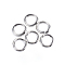 Tarnish Resistant 304 Stainless Steel Jump Rings, Open Jump Rings, Stainless Steel Color, 4.5x0.8mm, 20 Gauge, Inner Diameter: 2.9mm