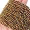 Transparent Electroplate Glass Beads Strands, Full Plated, Faceted, Bicone, Antique Bronze Plated, 3.5~3.8x3mm, Hole: 0.8mm, about 107~110pcs/strand, 32.5~34cm